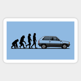 The car evolution at it's best! Magnet